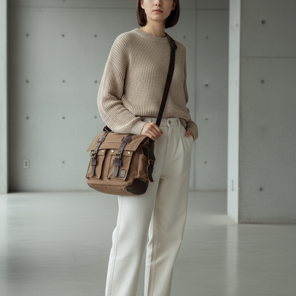 Heritage Canvas Shoulder Bag