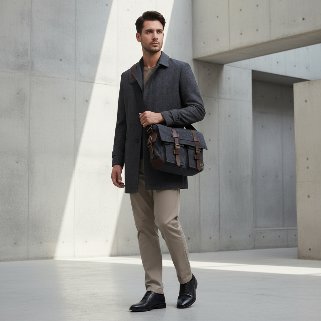 Heritage Canvas Shoulder Bag